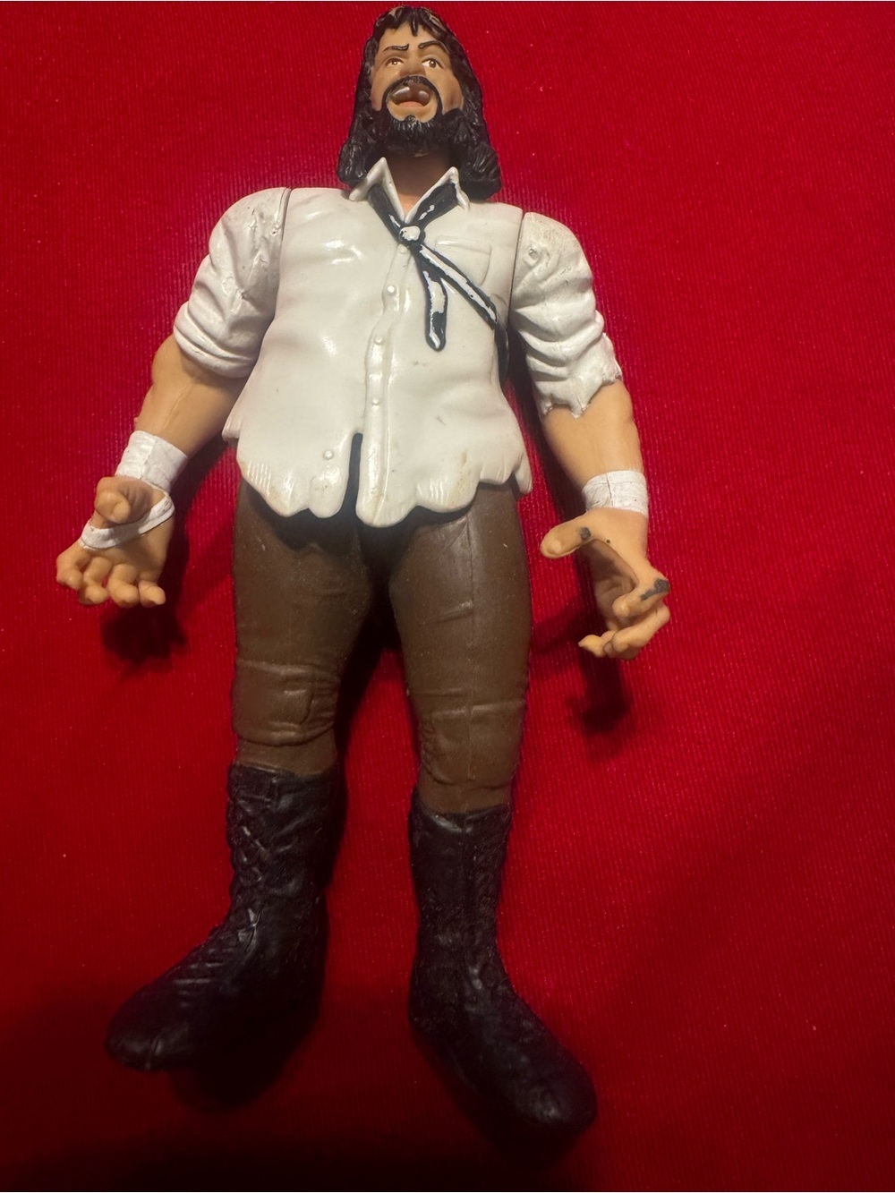 Mankind Jakks WWF Wrestling Figure Bone Crunching Mick Foley WWE 1998
